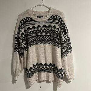 Patterned Crew neck sweater